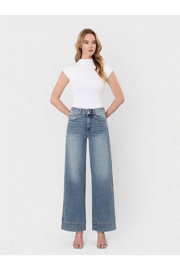 SUPER HIGH RISE HALF YOKE TROUSER H...